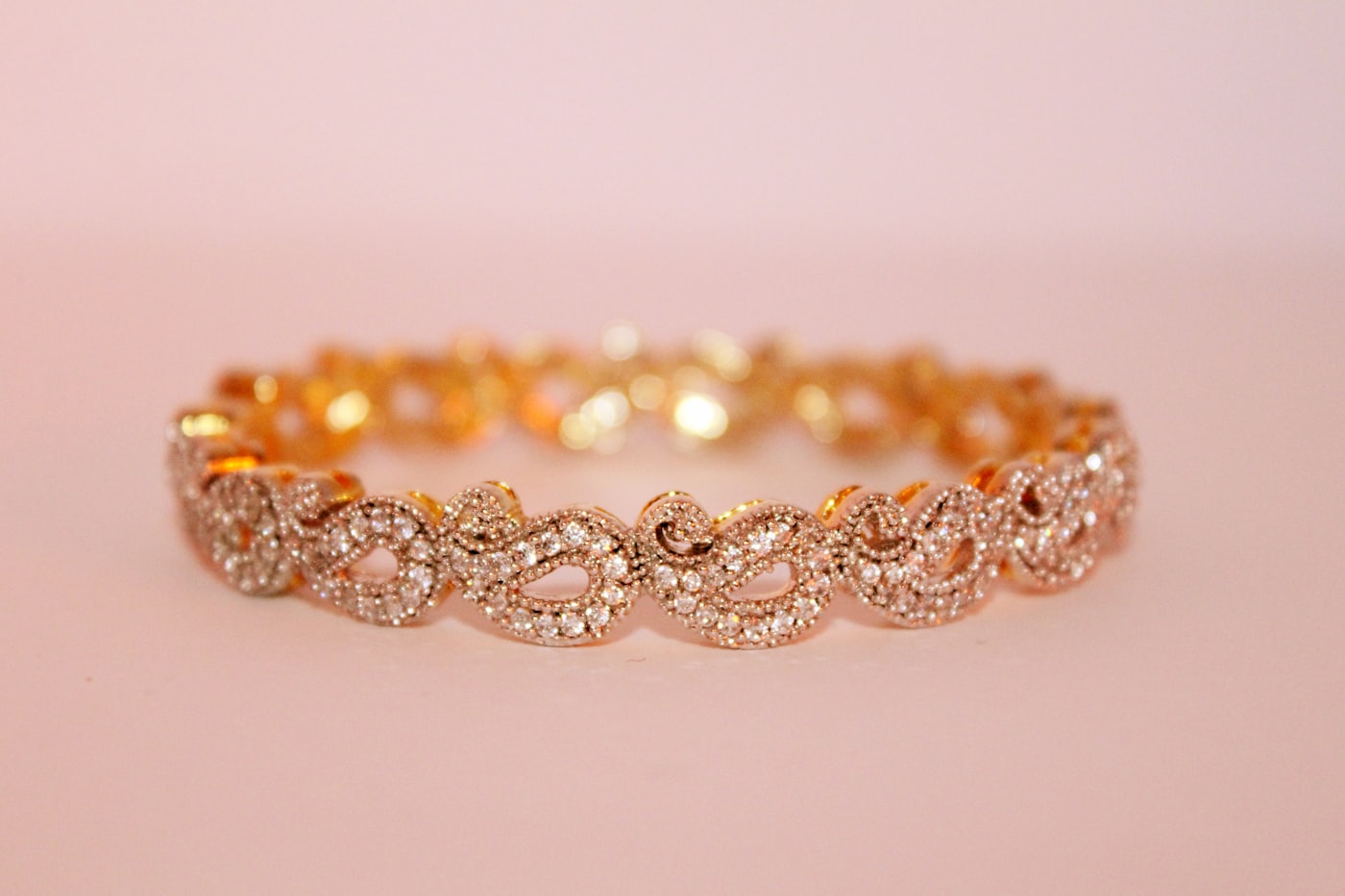 Gold and gem details